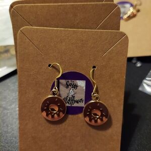 Choice of Hand Crafted Coffee or Donut Earrings